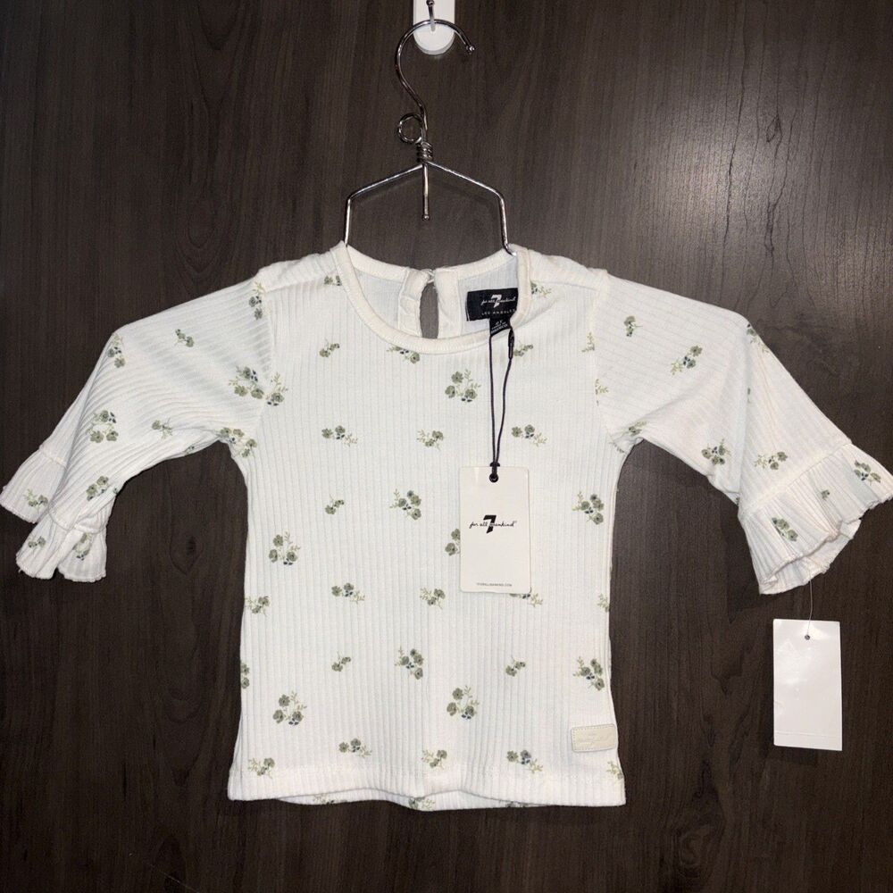 7 for all mankind toddler girls shirt top 2T